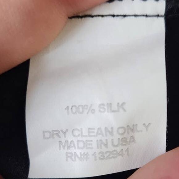 Amanda Uprichard Celia Dress in Black Silk Ruffle Flutter - Picture 6 of 7